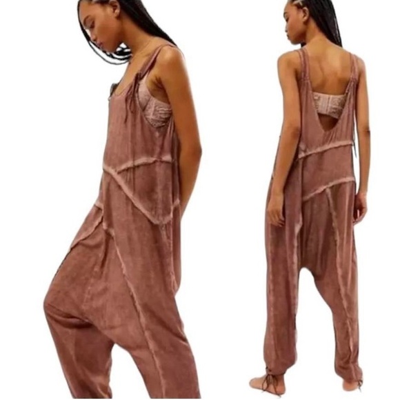 Free People intimately free Act Natural Shapeless Romper NWOT Size - L - Picture 2 of 4